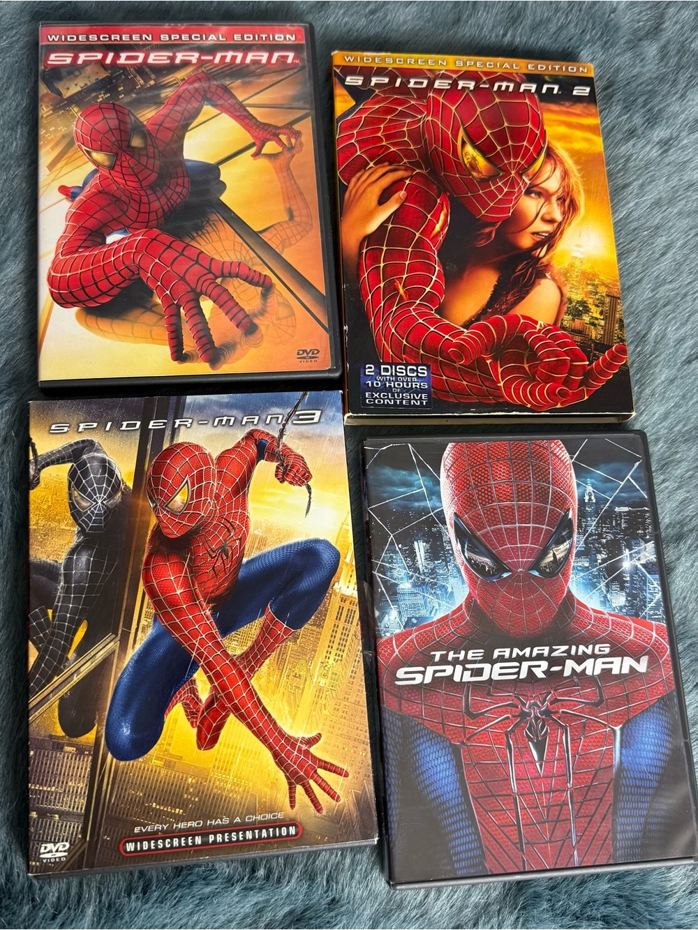 Spider-Man DVD Collection Bundle Lot